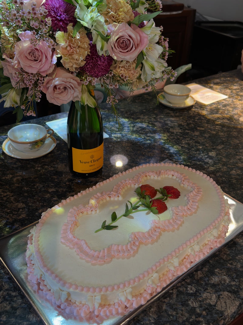 Custom Oval Cheesecake