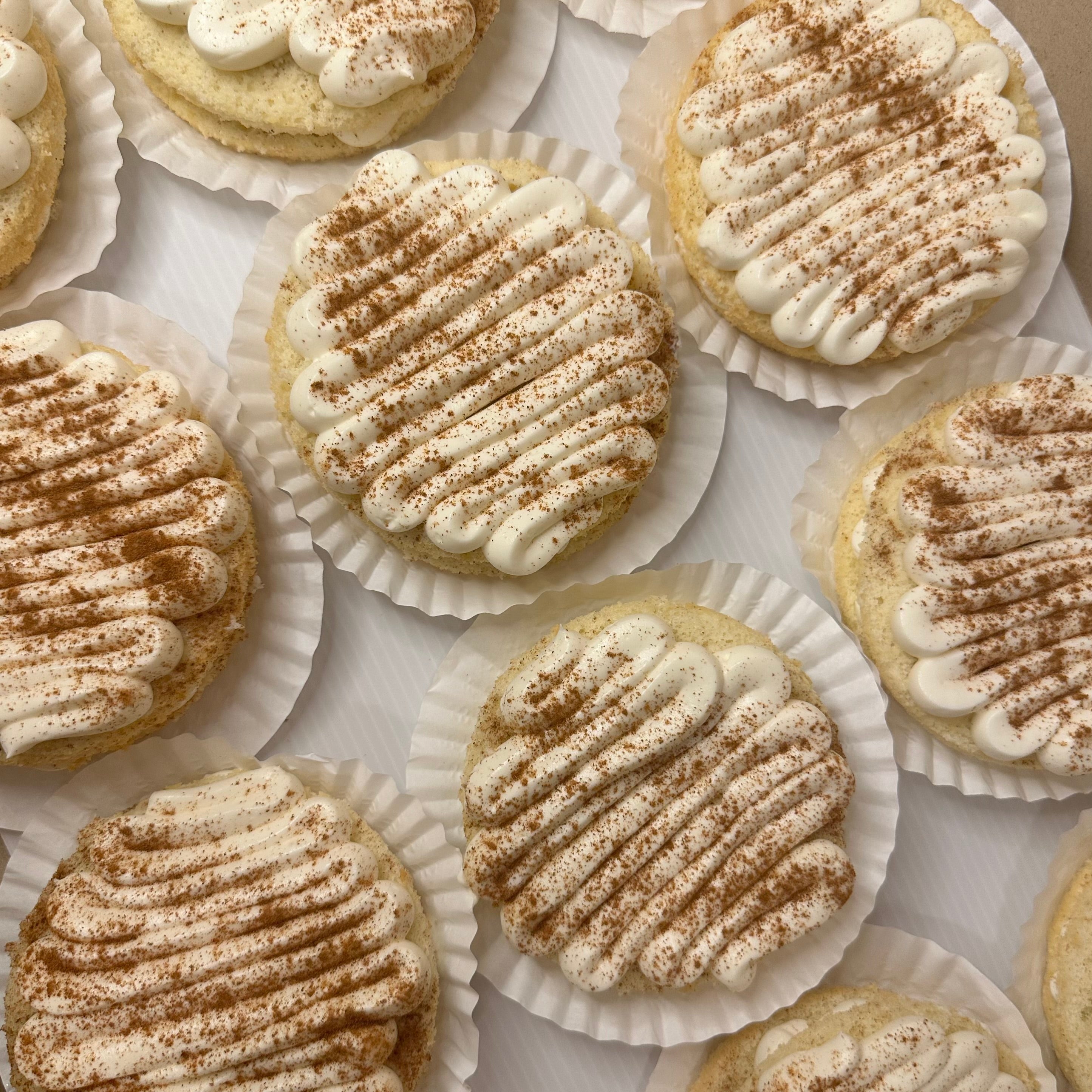 tres leches cake, cinnamon cake, chantilly cream, three milk mixture, vanilla spongecake