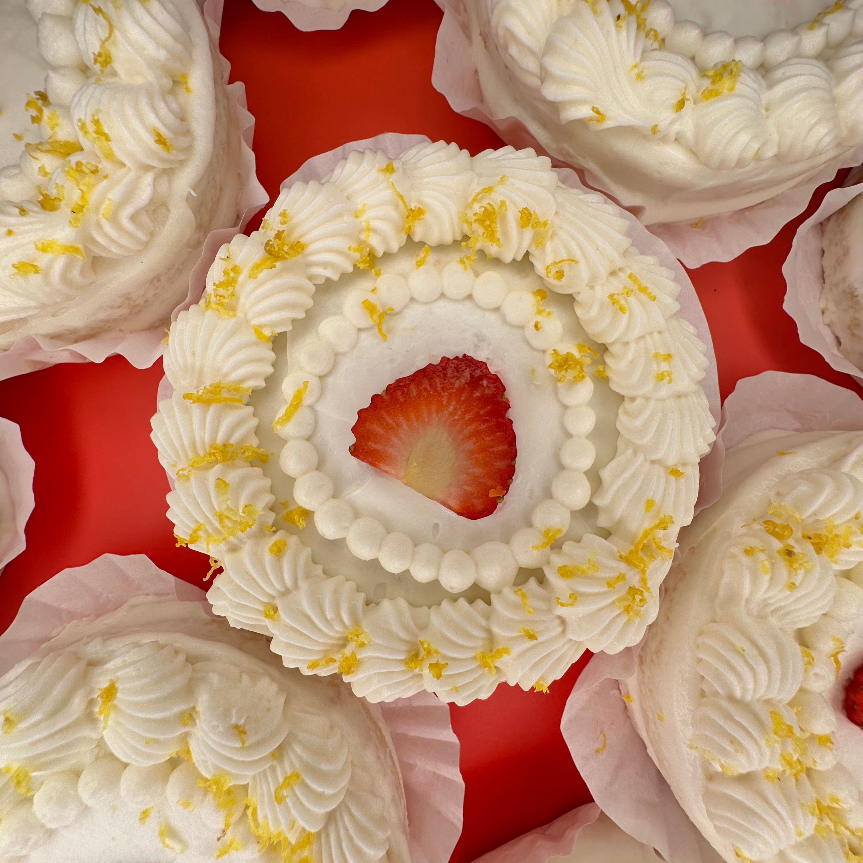 chantilly cake, lemon cake, strawberry cake, strawberry jam, layer cake, lemon zest, chantilly cream 